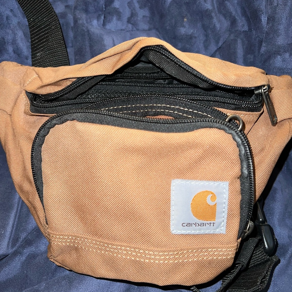 Carhartt Brown Belt Bag with Sturdy Design